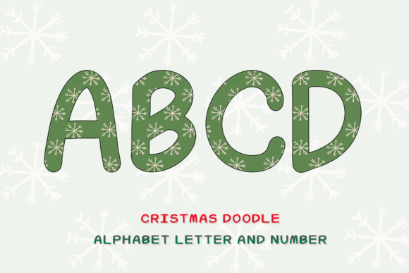 Christmas Doodle Alphabet Letter 17 Review: Illustrations
