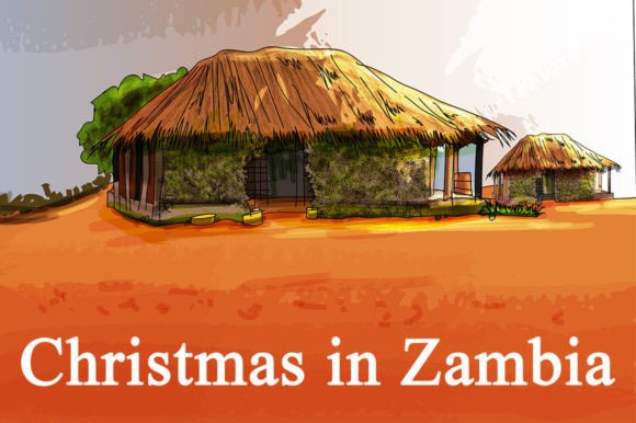 Christmas in Zambia: Vibrant Illustrations for Festive Blogs