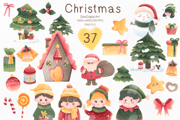 Christmas Santa with Friends Clipart: Pro Illustrations Review
