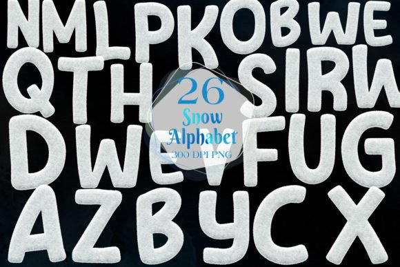 Christmas Snow Alphabet: Festive Illustrations