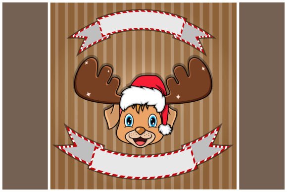 Cute Dog Head with Christmas Hat: A Designer's Review
