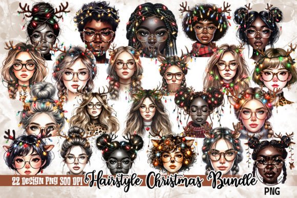 Hairstyle Christmas Sublimation Clipart: Design Review