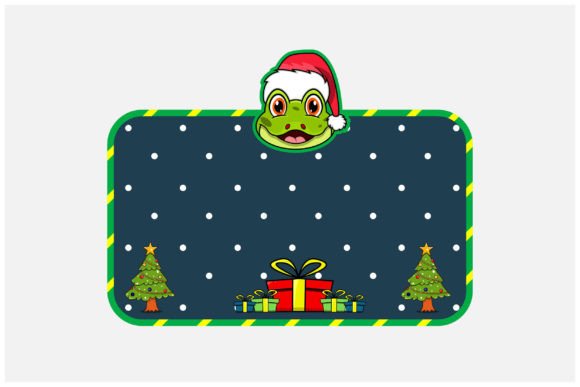Review: Christmas Blank Card with Frog Head Design