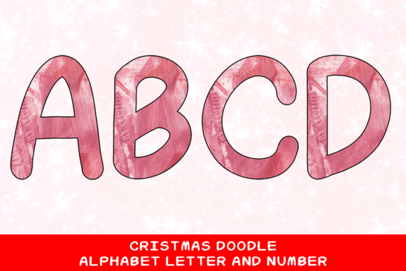 Review: Christmas Doodle Alphabet Letter 63 Illustrations